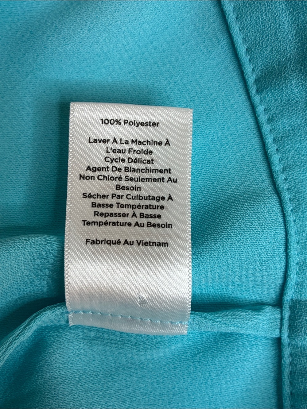 Talbots Bright Turquoise Top - Picture 10 of 10